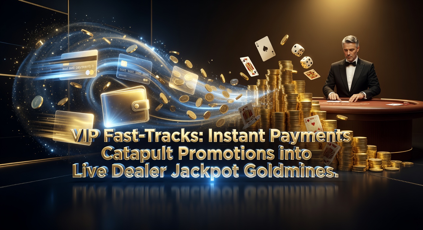 VIP-Spieler am Live-Dealer-Tisch mit Jackpot-Anzeige und Sofortzahlungssymbolen
